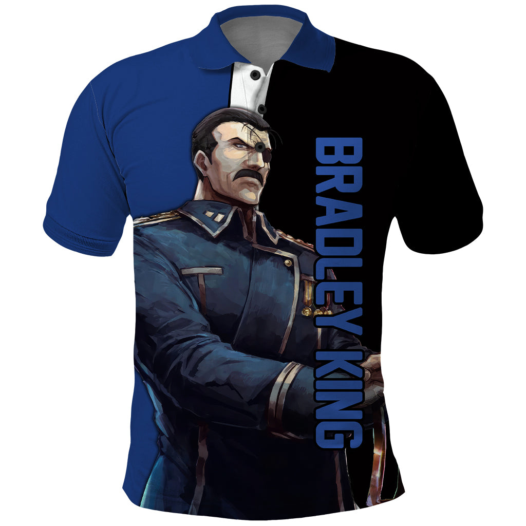 Bradley King - Fullmetal Alchemist Polo Shirt Anime Style