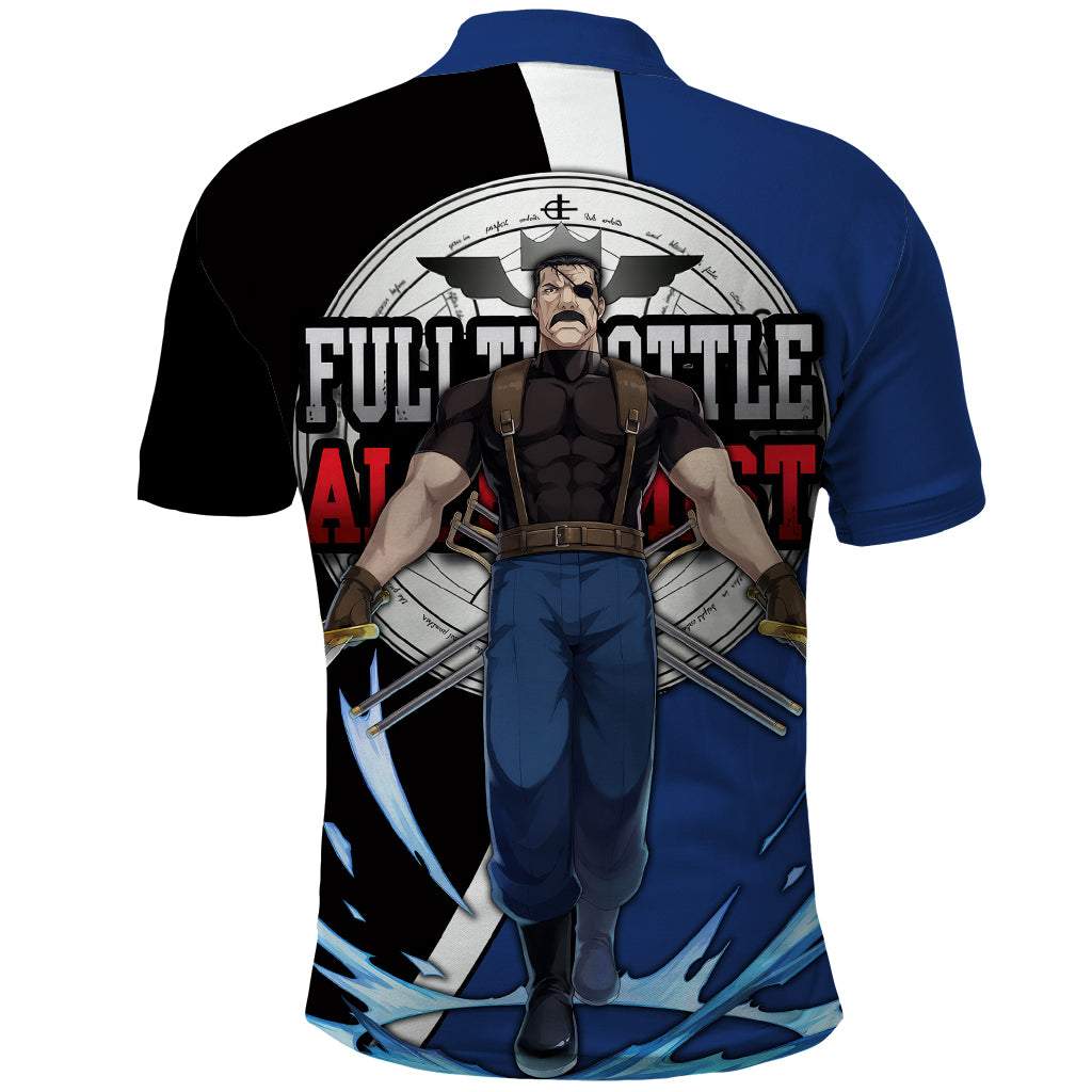 Bradley King - Fullmetal Alchemist Polo Shirt Anime Style
