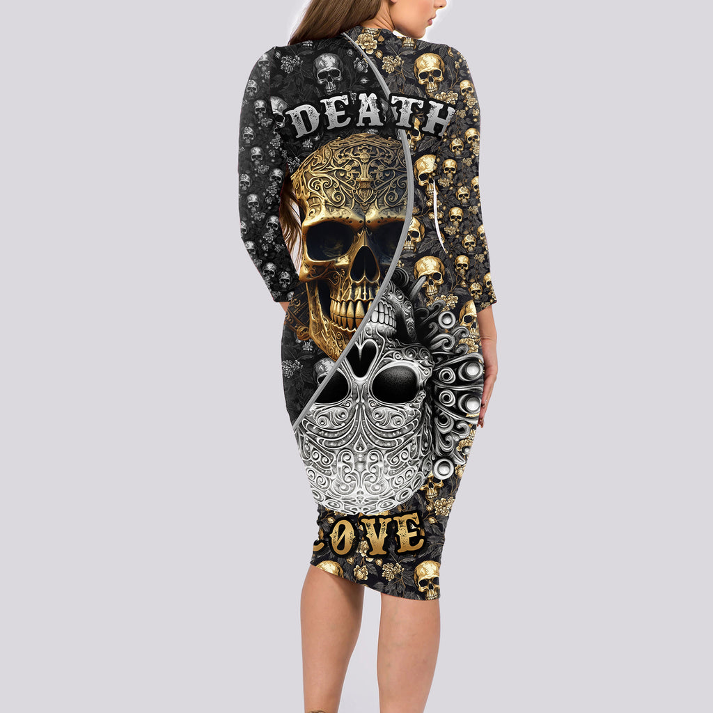 skull-pattern-long-sleeve-bodycon-dress-love-and-death