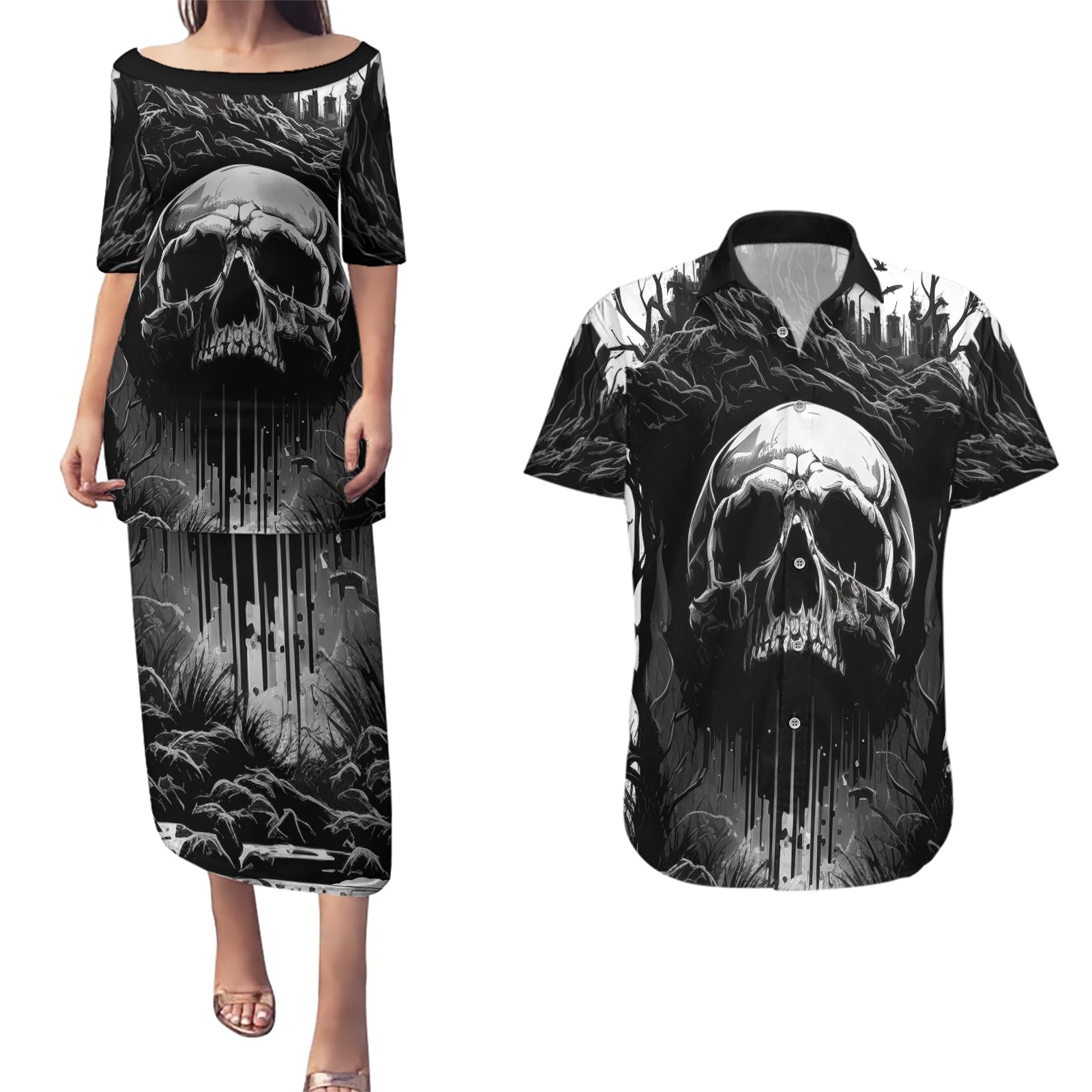 if-i-stand-alone-i-know-im-with-someone-i-can-trust-skull-couples-matching-puletasi-dress-and-hawaiian-shirt