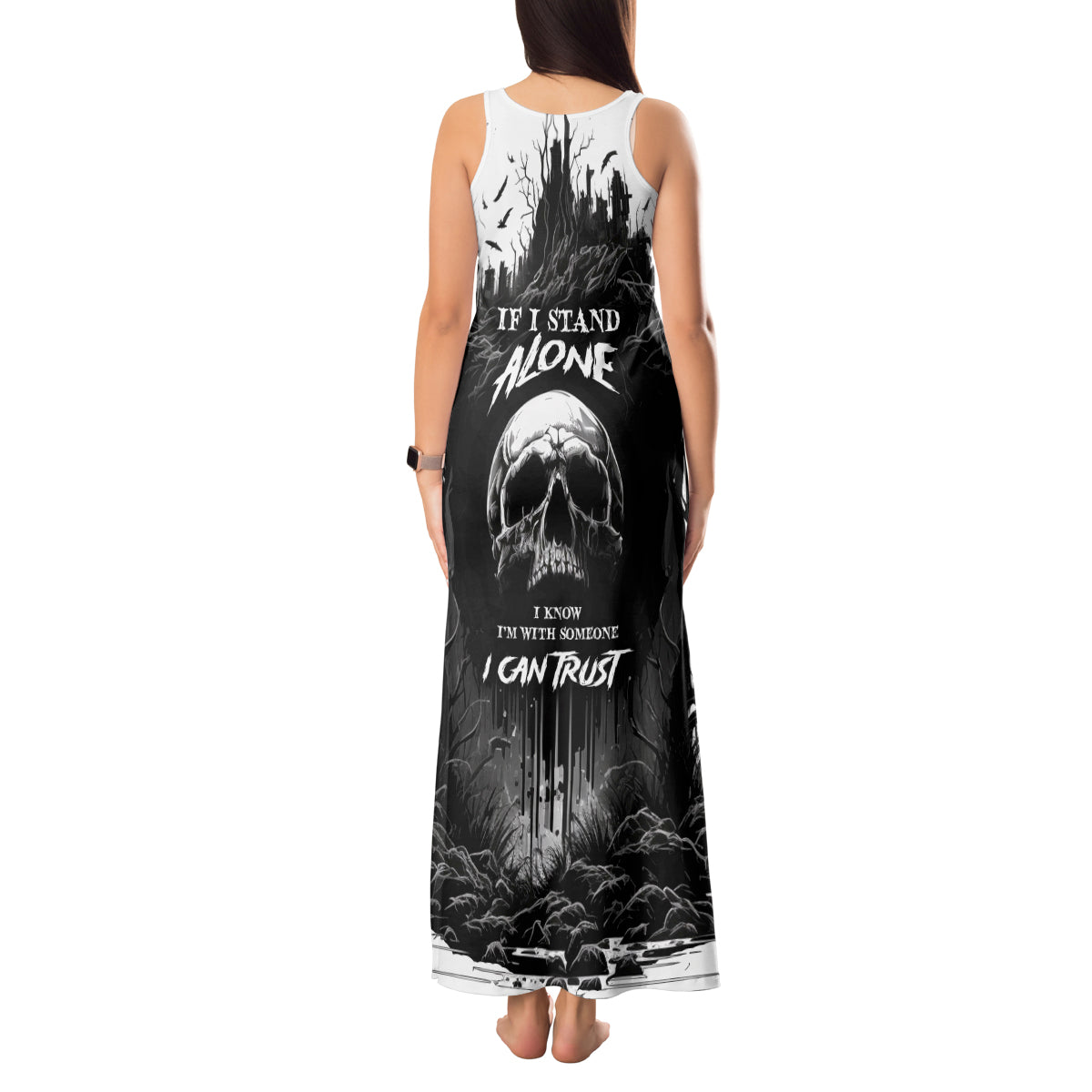 if-i-stand-alone-i-know-im-with-someone-i-can-trust-skull-tank-maxi-dress