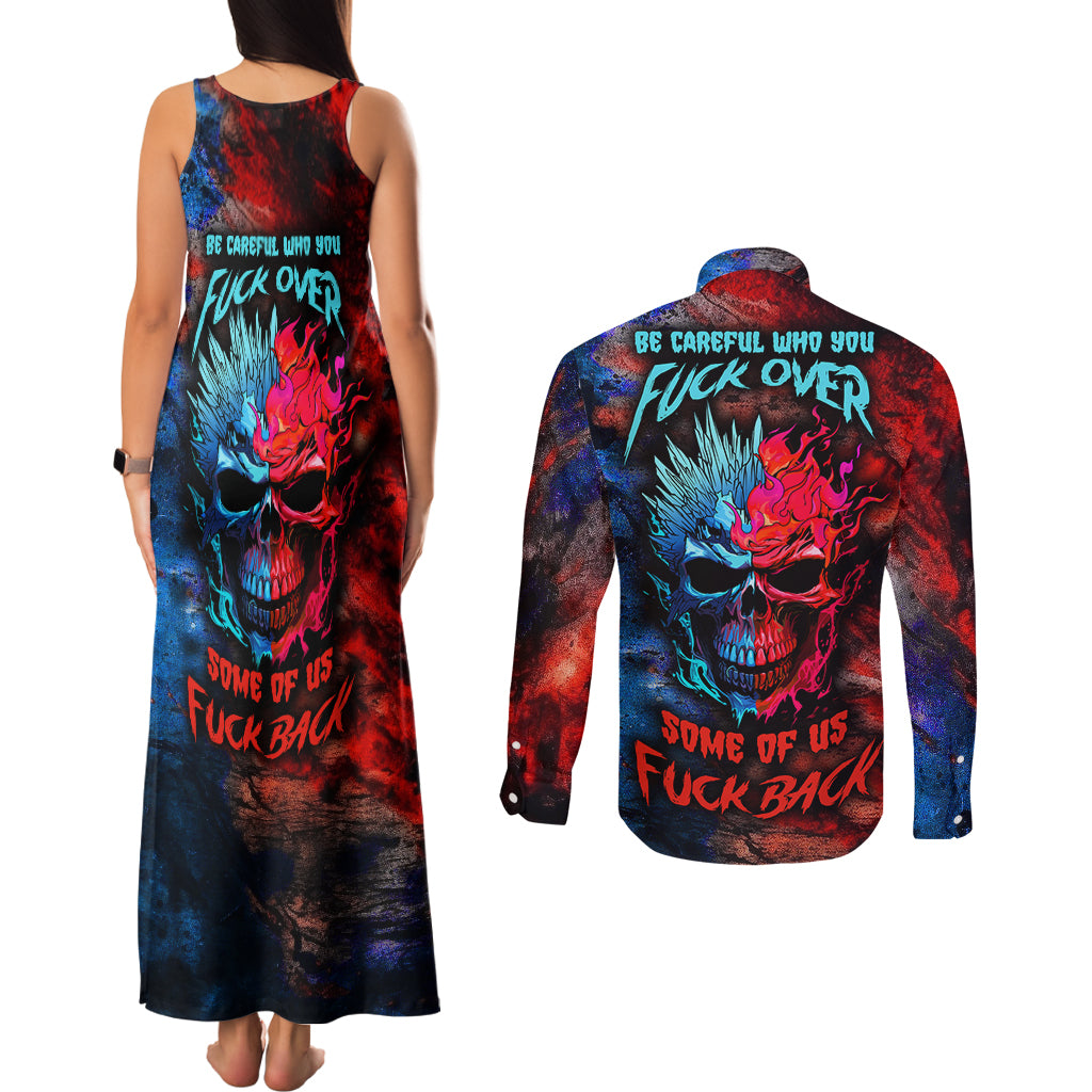 be-careful-skull-couples-matching-tank-maxi-dress-and-long-sleeve-button-shirts