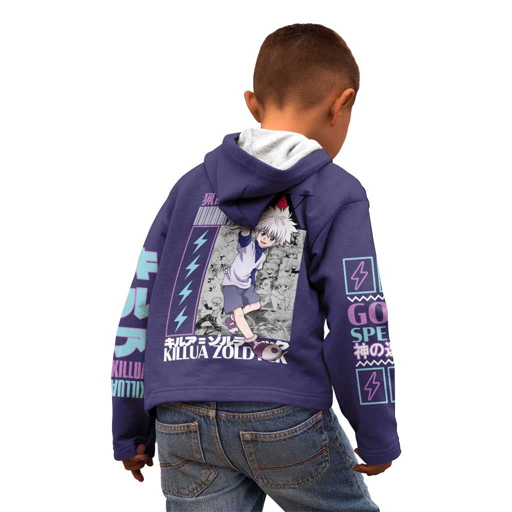 Killua Zoldyck V2 Hunter x Hunter Kid Hoodie Anime Style