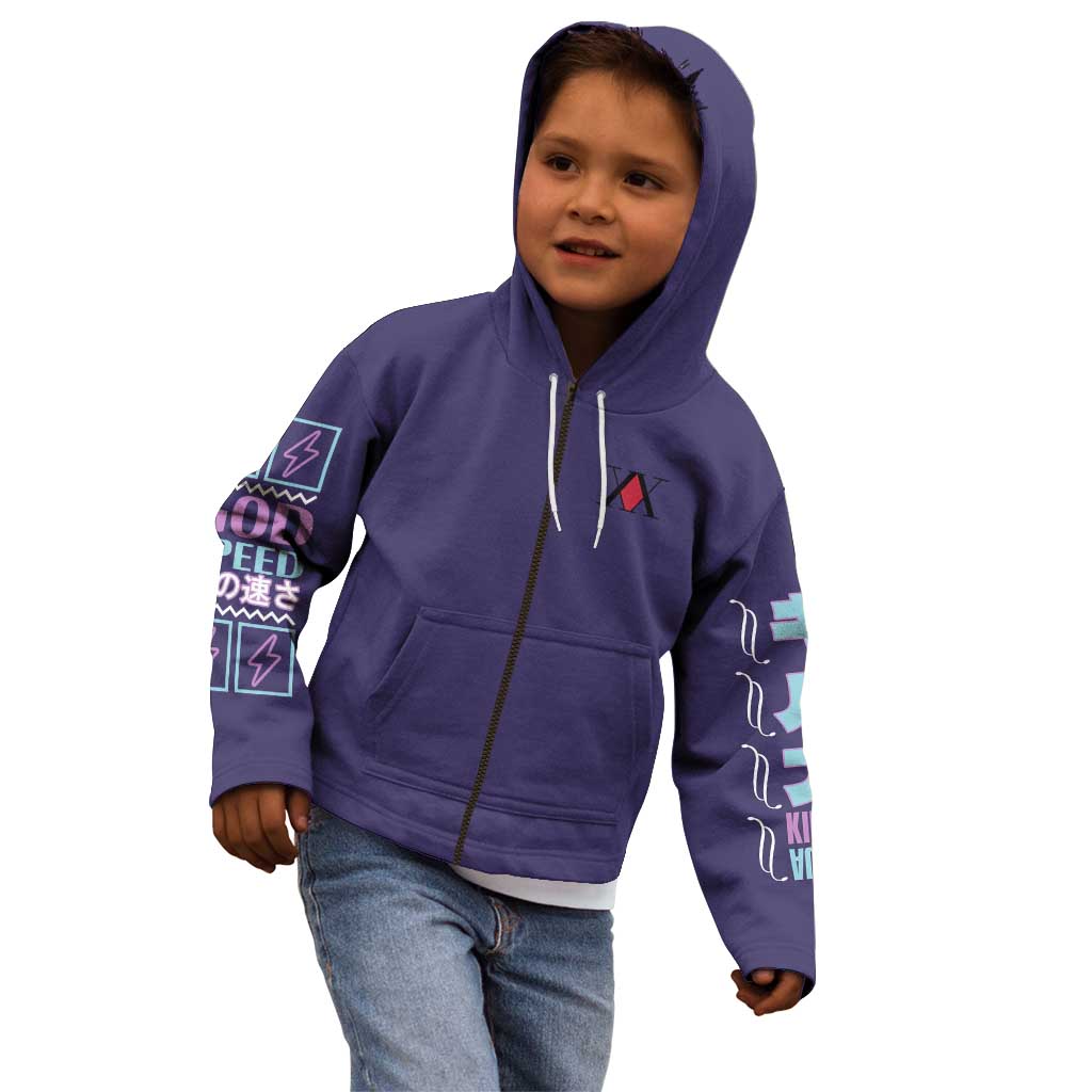 Killua Zoldyck V2 Hunter x Hunter Kid Hoodie Anime Style