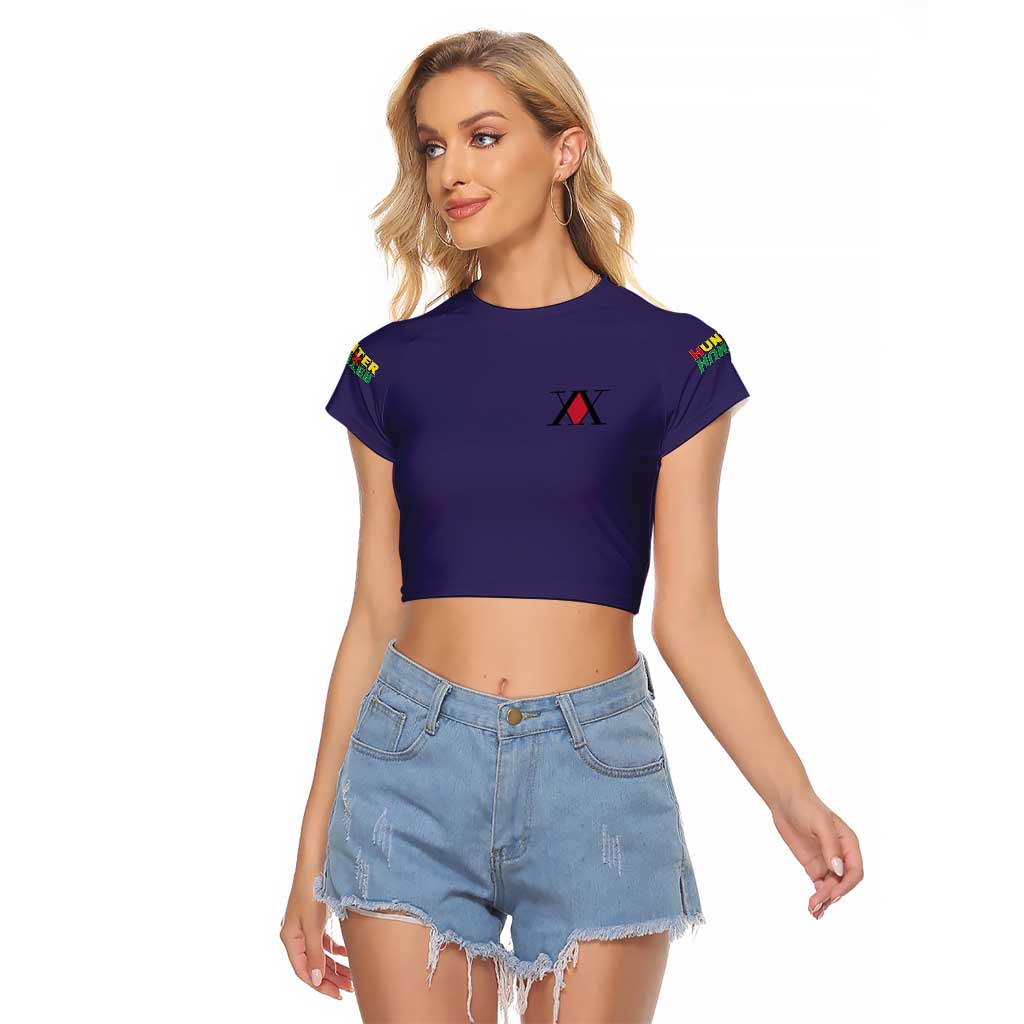 Killua Zoldyck V2 Hunter x Hunter Raglan Cropped T Shirt Anime Style