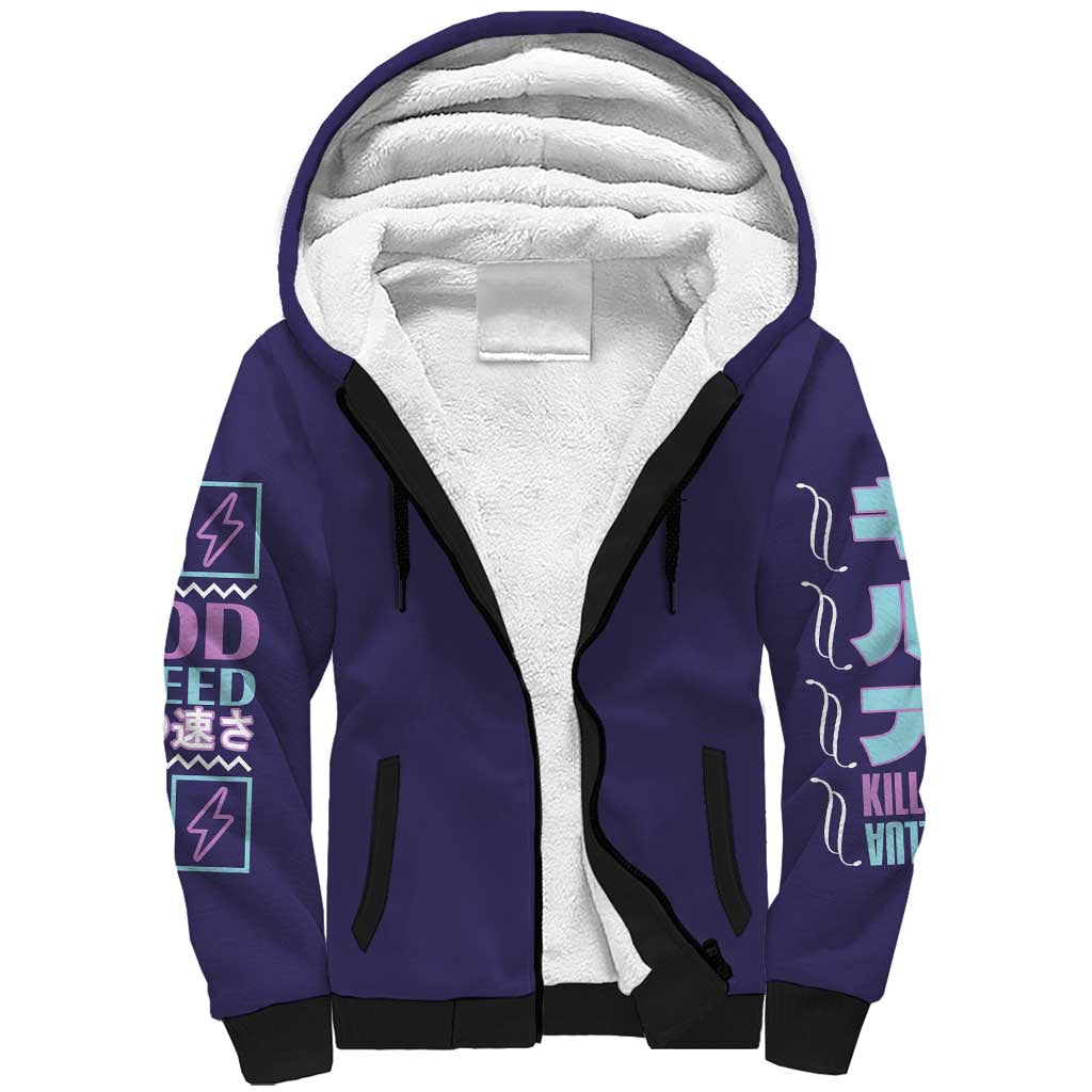 Killua Zoldyck V2 Hunter x Hunter Sherpa Hoodie Anime Style