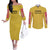Saitama -  One Punch Man Couples Matching Off The Shoulder Long Sleeve Dress and Long Sleeve Button Shirt Anime Japan Style