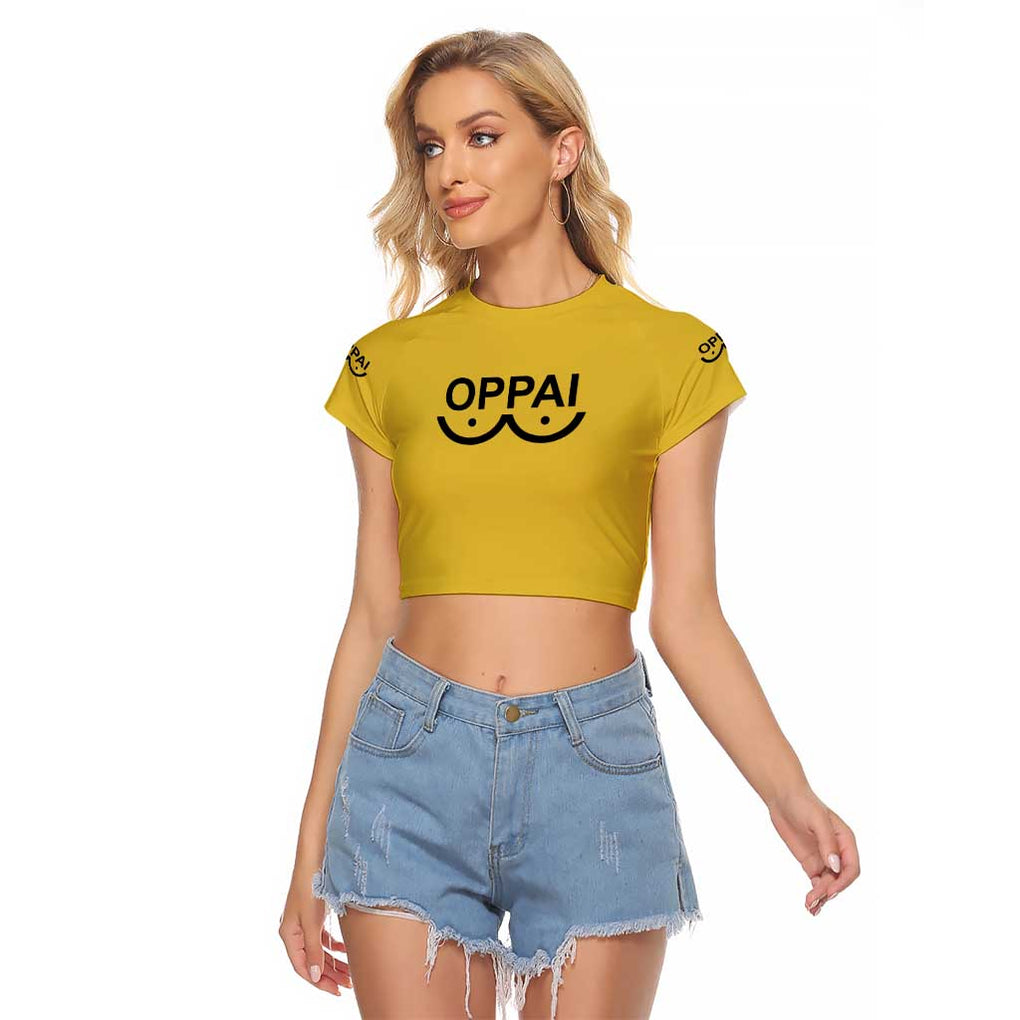 Saitama -  One Punch Man Raglan Cropped T Shirt Anime Japan Style