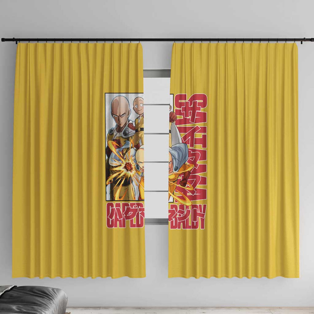 Saitama -  One Punch Man Window Curtain Anime Japan Style