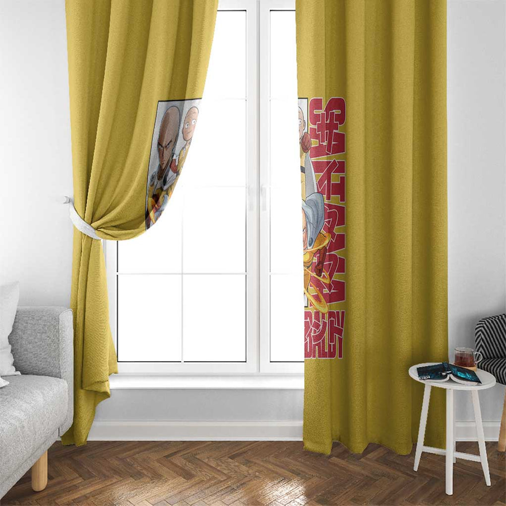 Saitama -  One Punch Man Window Curtain Anime Japan Style