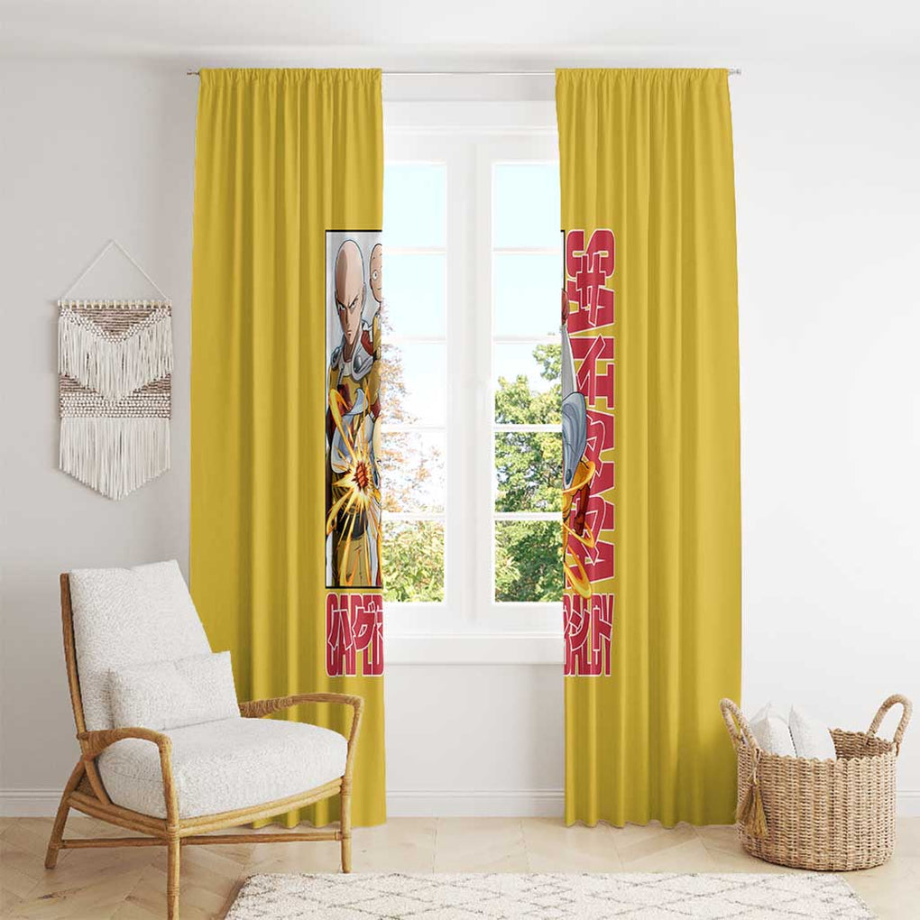 Saitama -  One Punch Man Window Curtain Anime Japan Style