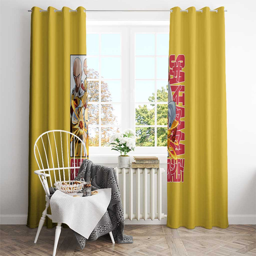 Saitama -  One Punch Man Window Curtain Anime Japan Style