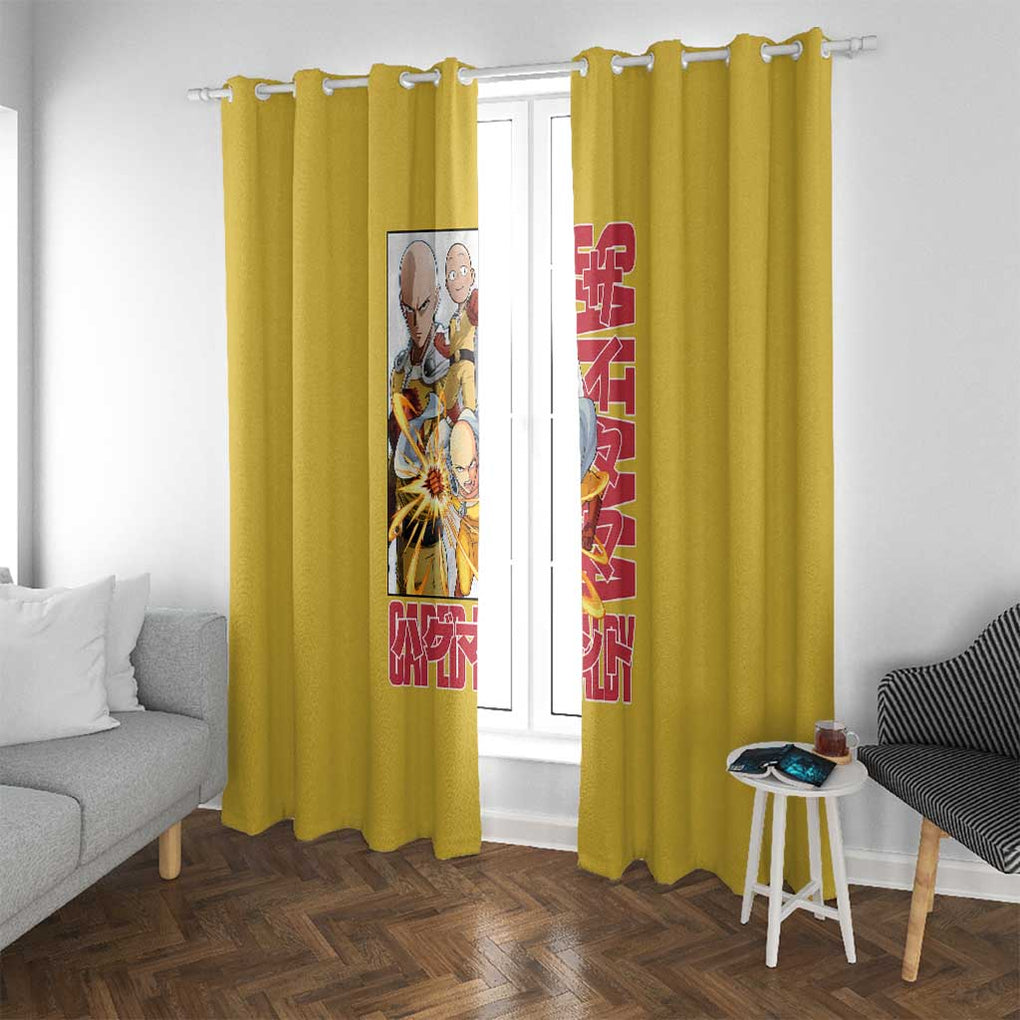 Saitama -  One Punch Man Window Curtain Anime Japan Style