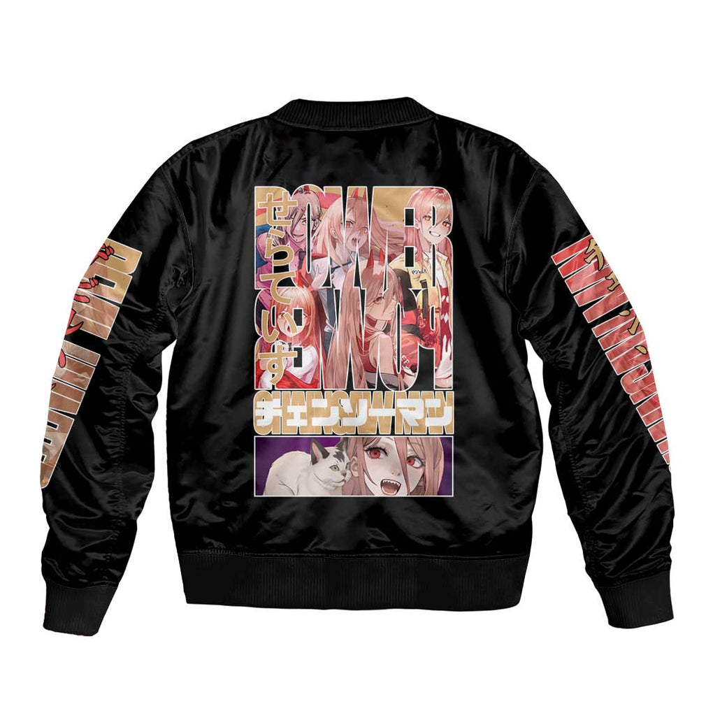 Power - Chainsaw Man Bomber Jacket Anime Japan Style