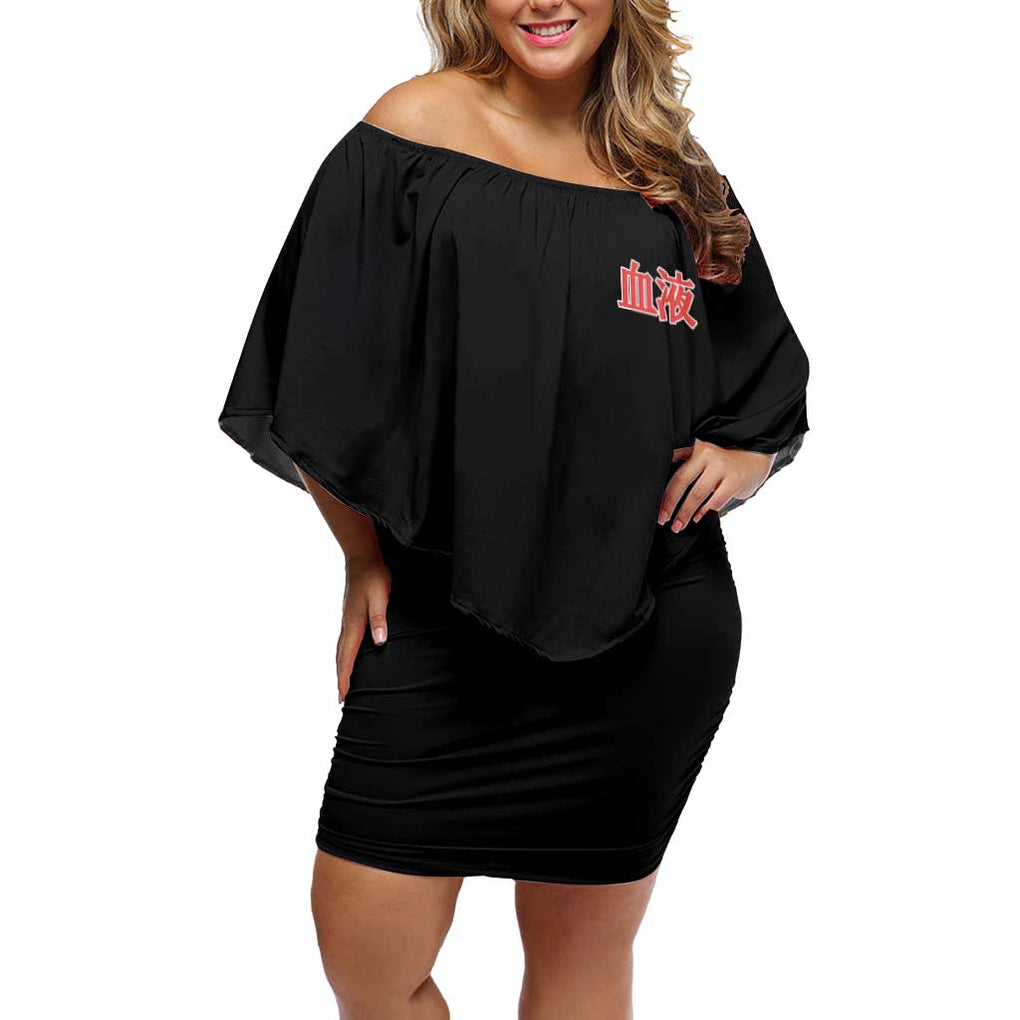 Power - Chainsaw Man Off Shoulder Short Dress Anime Japan Style