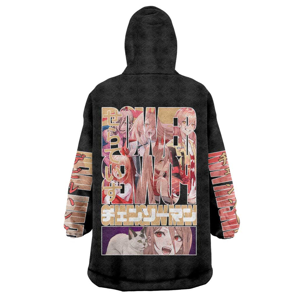 Power - Chainsaw Man Wearable Blanket Hoodie Anime Japan Style