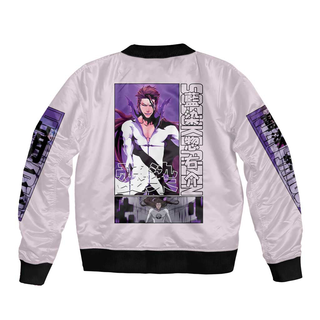 Sosuke Aizen Bleach Bomber Jacket Anime Style