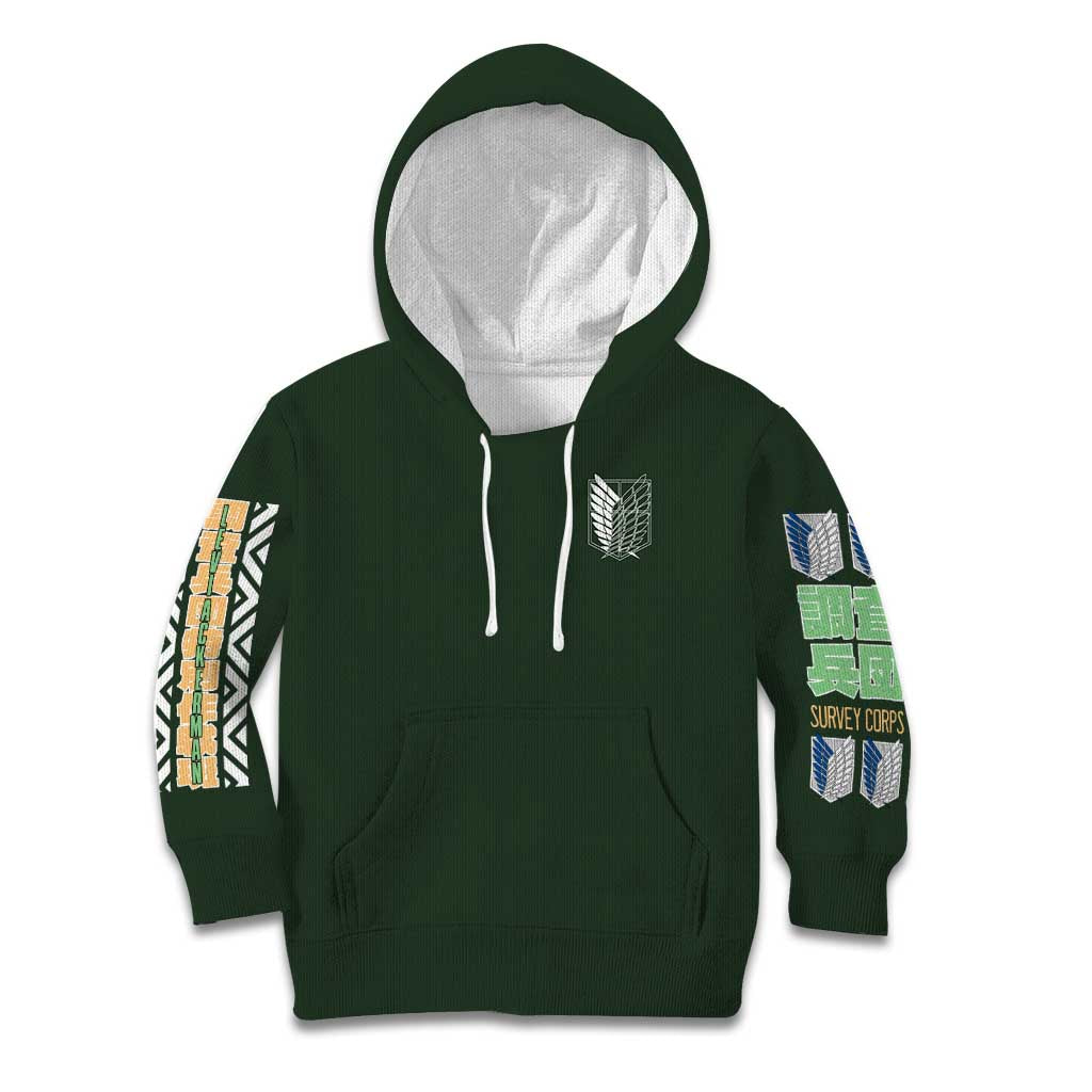 Levi Ackerman V2 Attack on Titan Kid Hoodie Anime Style