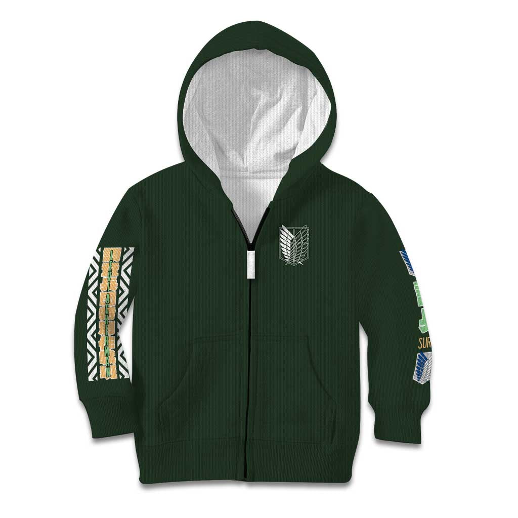Levi Ackerman V2 Attack on Titan Kid Hoodie Anime Style