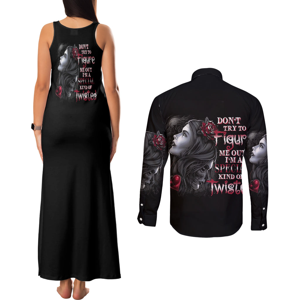 dont-try-to-figure-me-out-couples-matching-tank-maxi-dress-and-long-sleeve-button-shirt