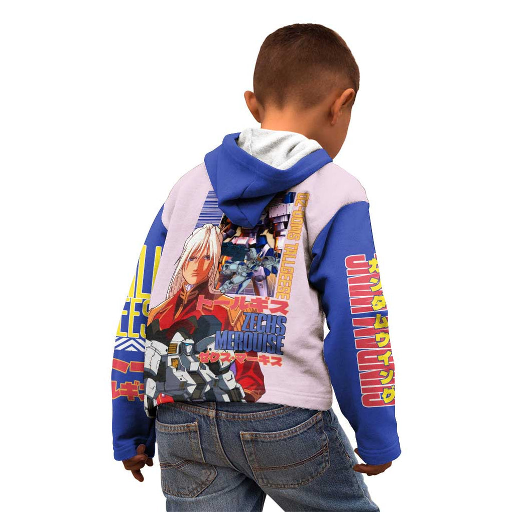 Tallgeese x Zechs Merquise Gundam Wing Kid Hoodie Anime Style