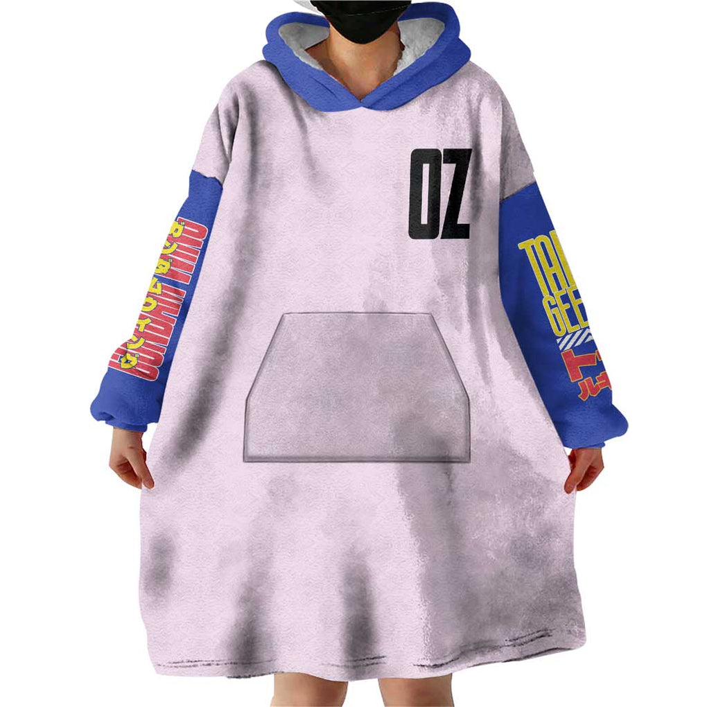 Tallgeese x Zechs Merquise Gundam Wing Wearable Blanket Hoodie Anime Style