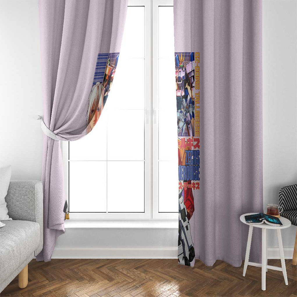 Tallgeese x Zechs Merquise Gundam Wing Window Curtain Anime Style