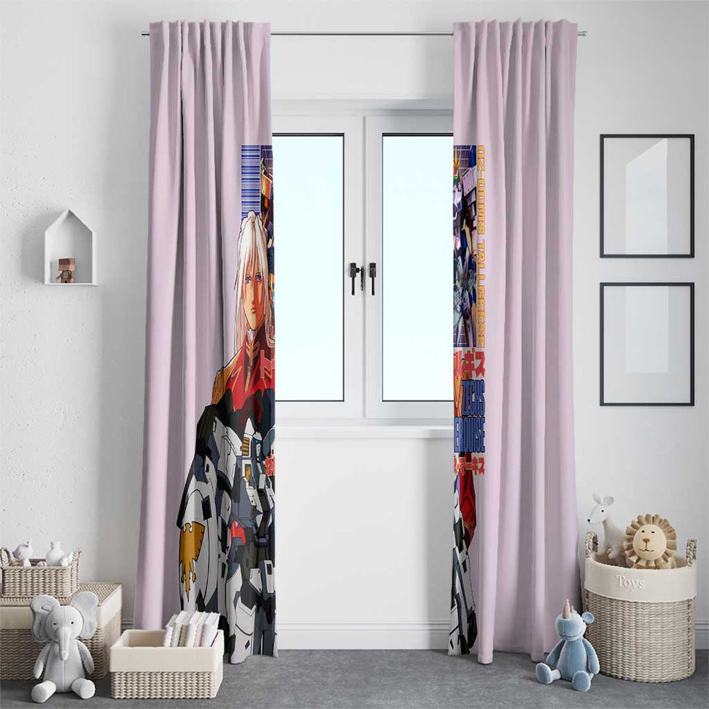 Tallgeese x Zechs Merquise Gundam Wing Window Curtain Anime Style