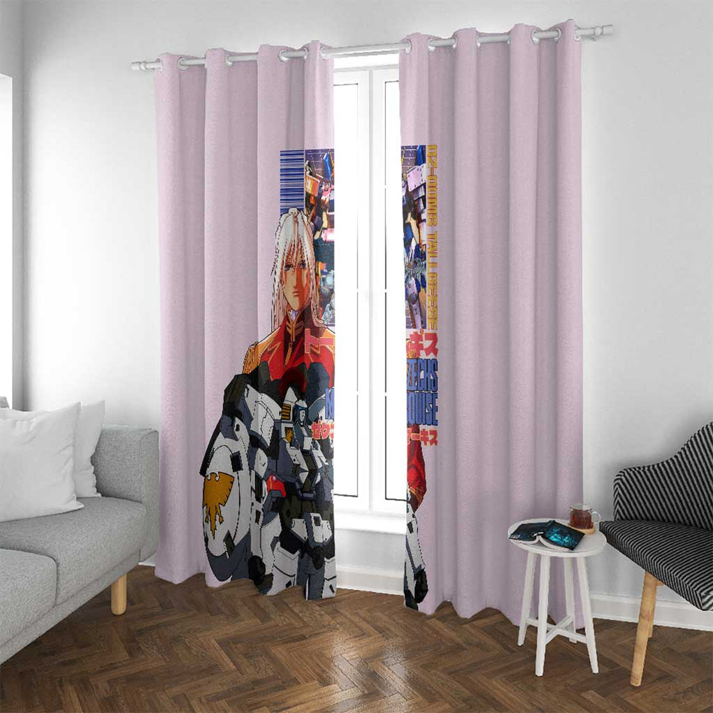 Tallgeese x Zechs Merquise Gundam Wing Window Curtain Anime Style