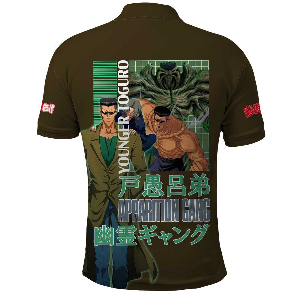 Younger Toguro Yuyu Hakusho Polo Shirt Anime Style