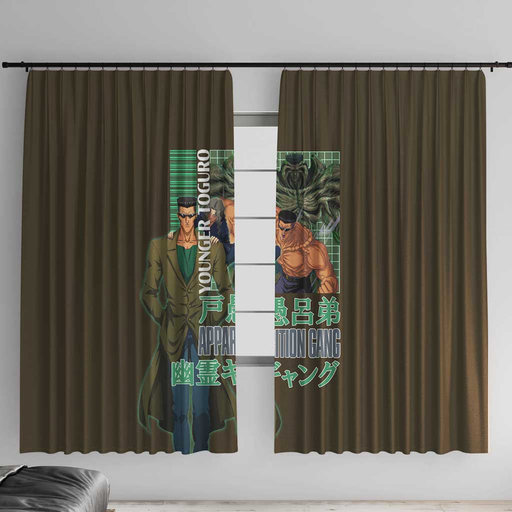 Younger Toguro Yuyu Hakusho Window Curtain Anime Style