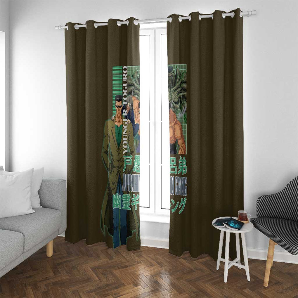 Younger Toguro Yuyu Hakusho Window Curtain Anime Style