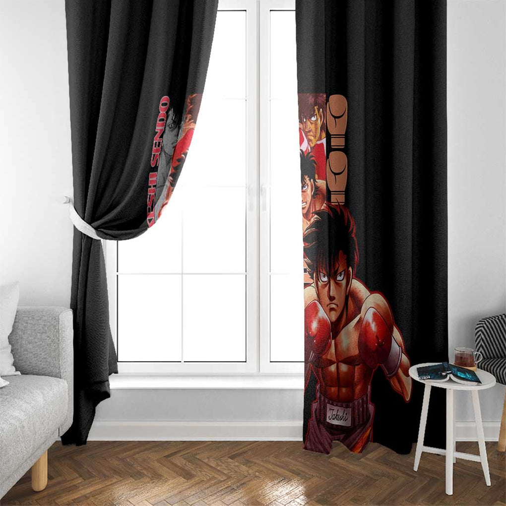 Takeshi Sendo Hajime no Ippo Window Curtain Anime Style