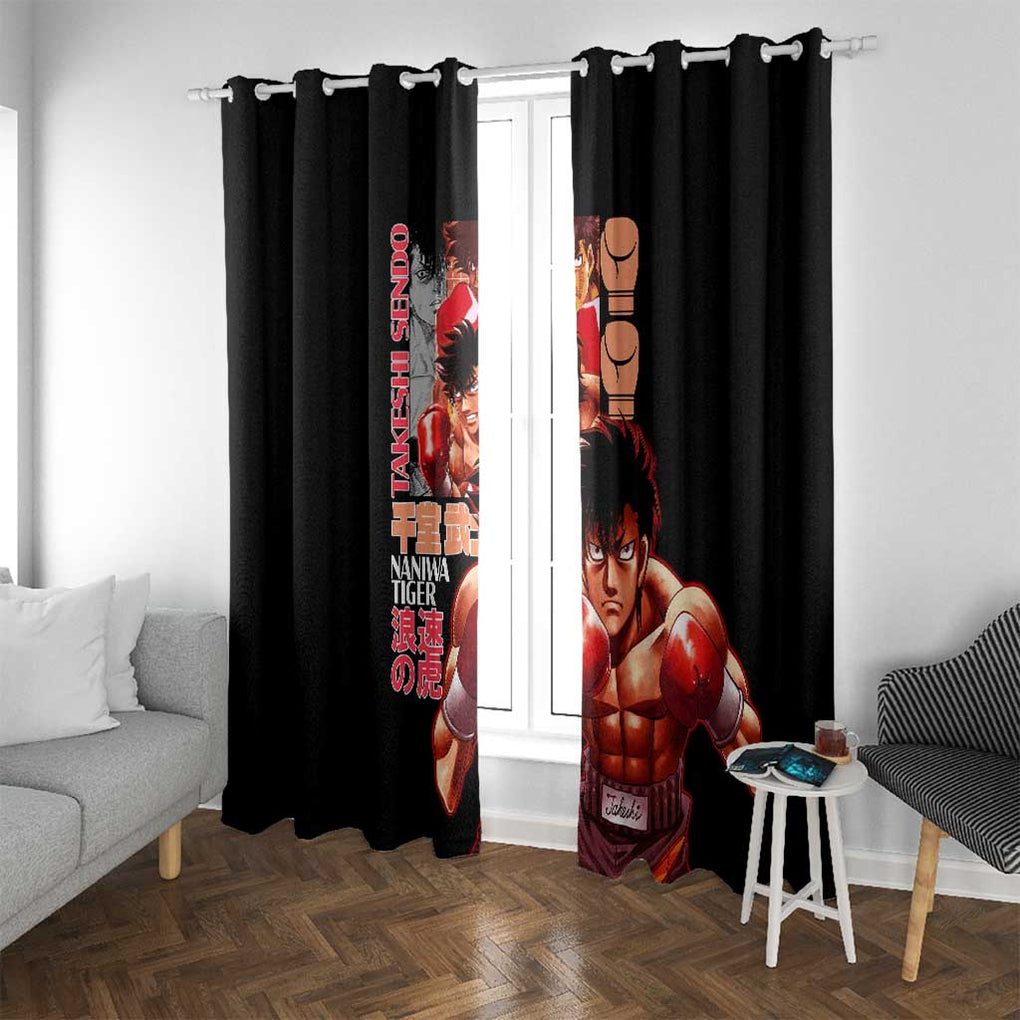 Takeshi Sendo Hajime no Ippo Window Curtain Anime Style
