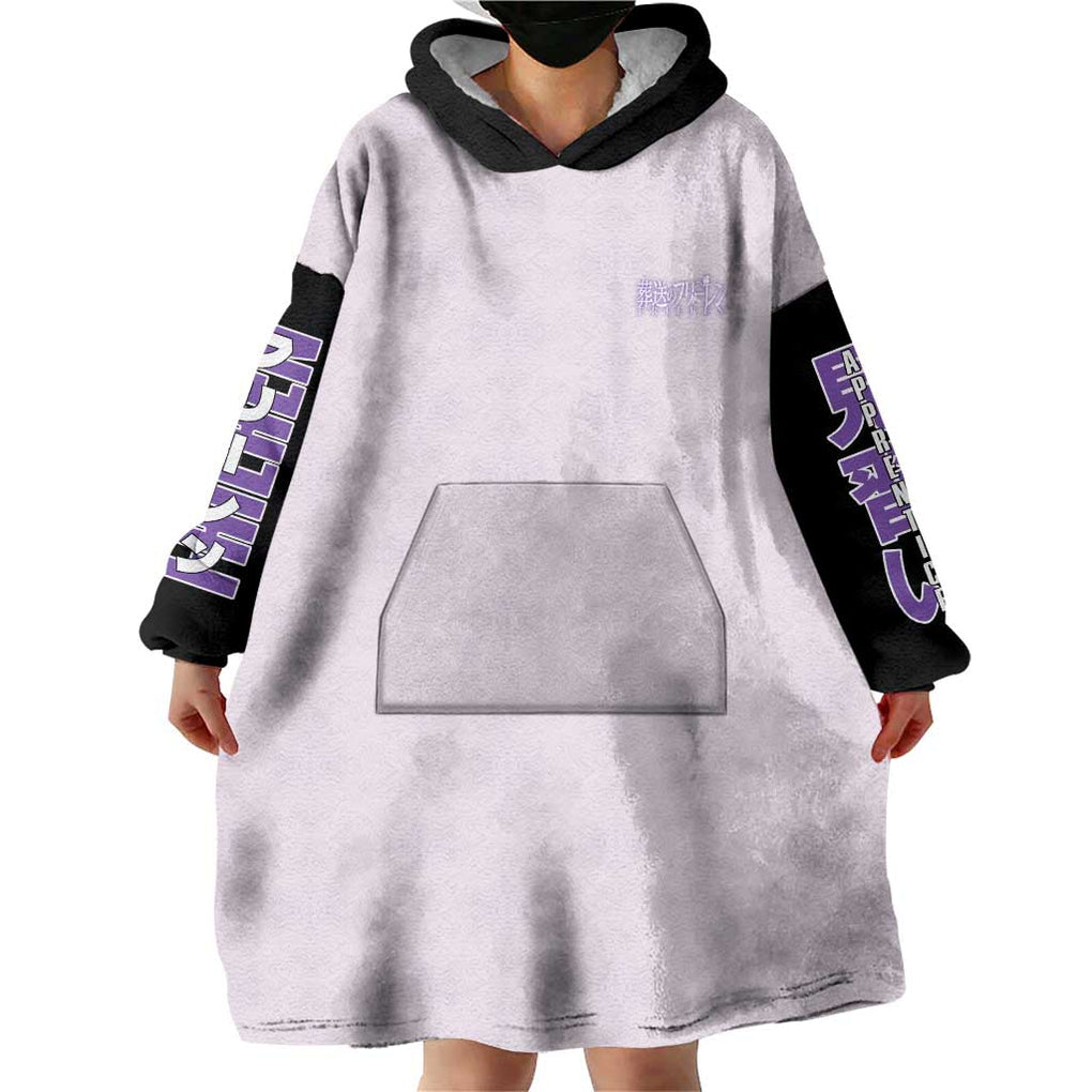 Fern V2 Frieren Beyond Journey’s End Wearable Blanket Hoodie Anime Style