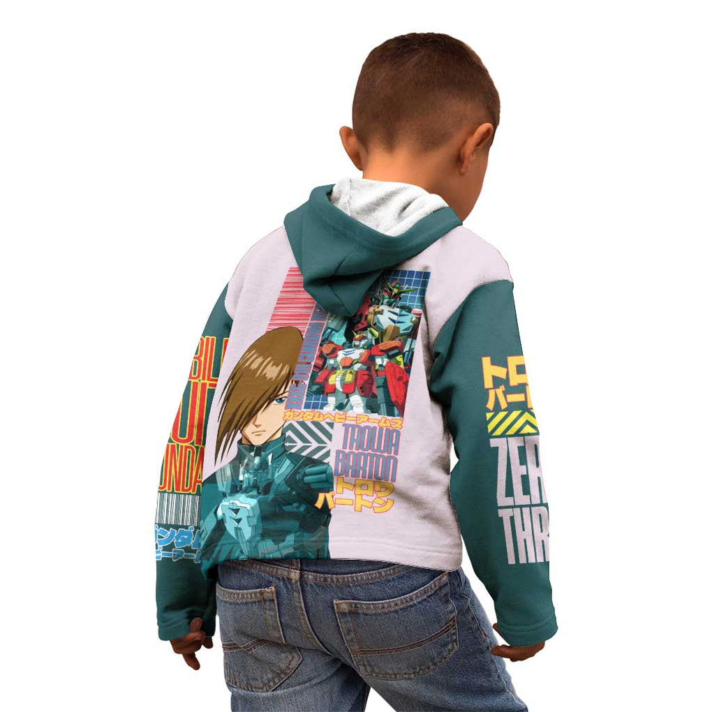 Heavyarms x Trowa Barton Gundam Wing Endless Waltz Kid Hoodie Anime Style