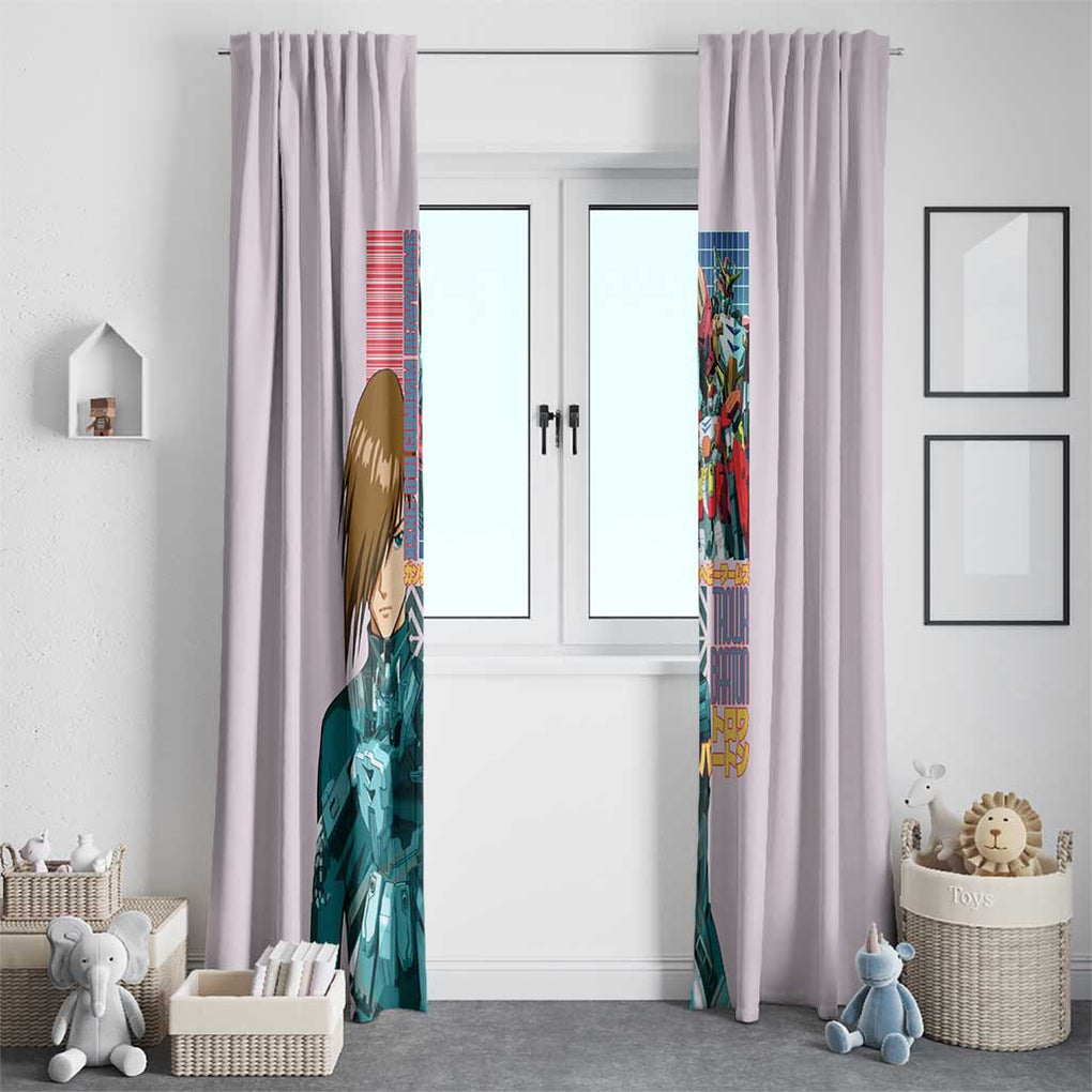 Heavyarms x Trowa Barton Gundam Wing Endless Waltz Window Curtain Anime Style