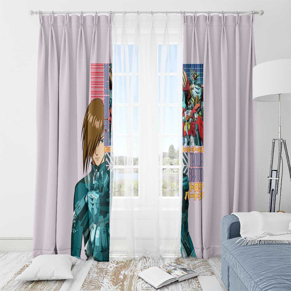 Heavyarms x Trowa Barton Gundam Wing Endless Waltz Window Curtain Anime Style