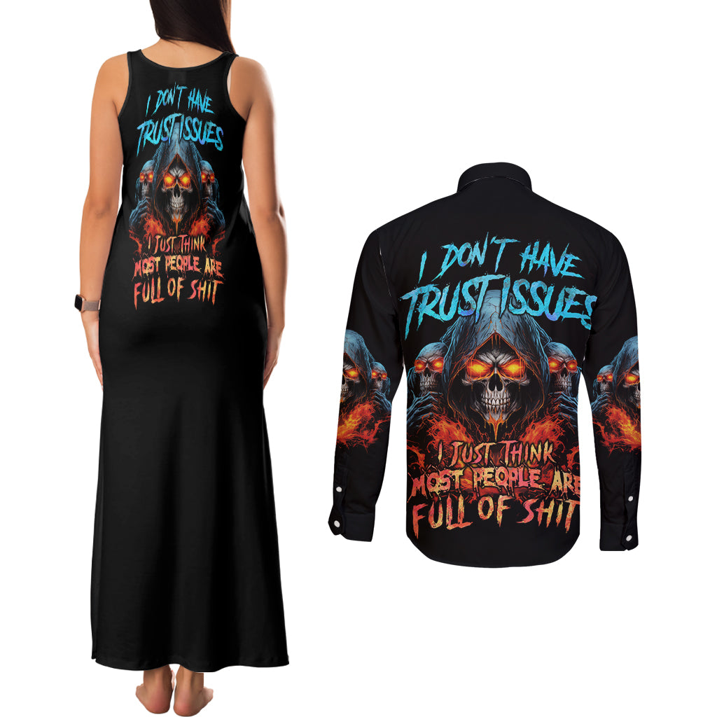 i-dont-have-trust-issues-couples-matching-tank-maxi-dress-and-long-sleeve-button-shirt