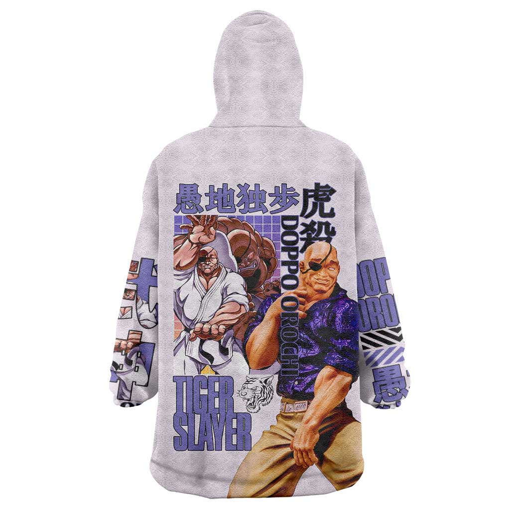 Doppo Orochi Baki Wearable Blanket Hoodie Japan Anime Style - The Mazicc