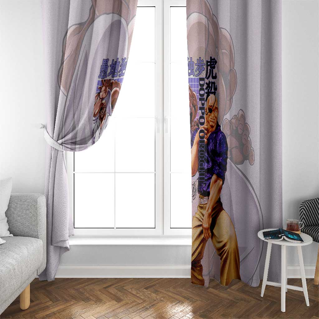 Doppo Orochi Baki Window Curtain Japan Anime Style - The Mazicc