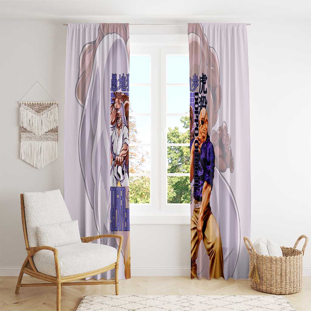 Doppo Orochi Baki Window Curtain Japan Anime Style - The Mazicc