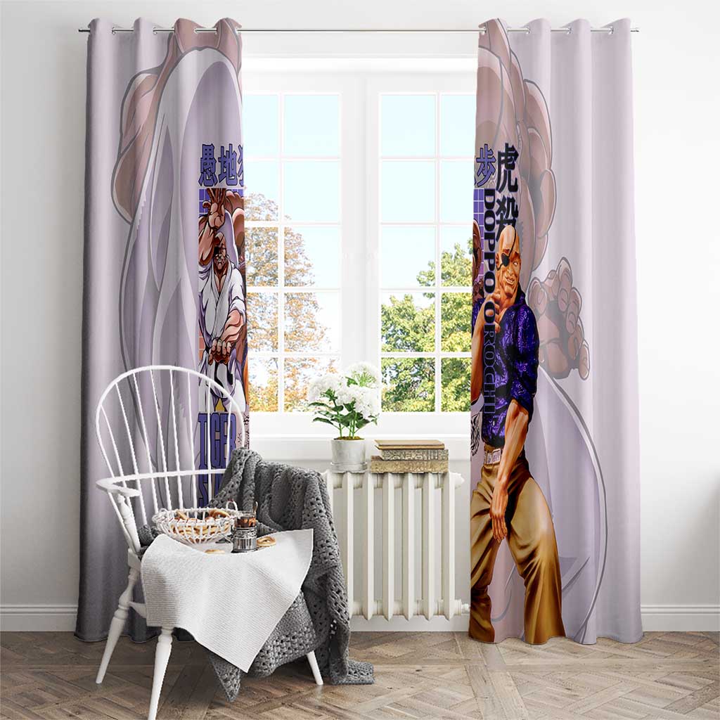 Doppo Orochi Baki Window Curtain Japan Anime Style - The Mazicc