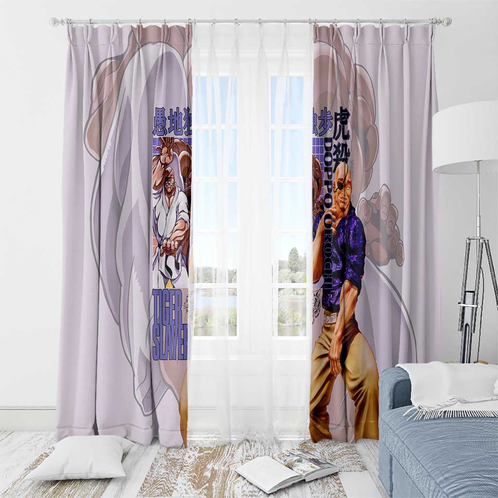 Doppo Orochi Baki Window Curtain Japan Anime Style - The Mazicc
