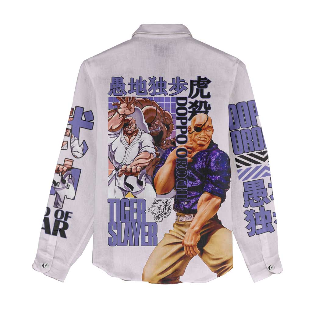Doppo Orochi Baki Women Casual Shirt Japan Anime Style - The Mazicc