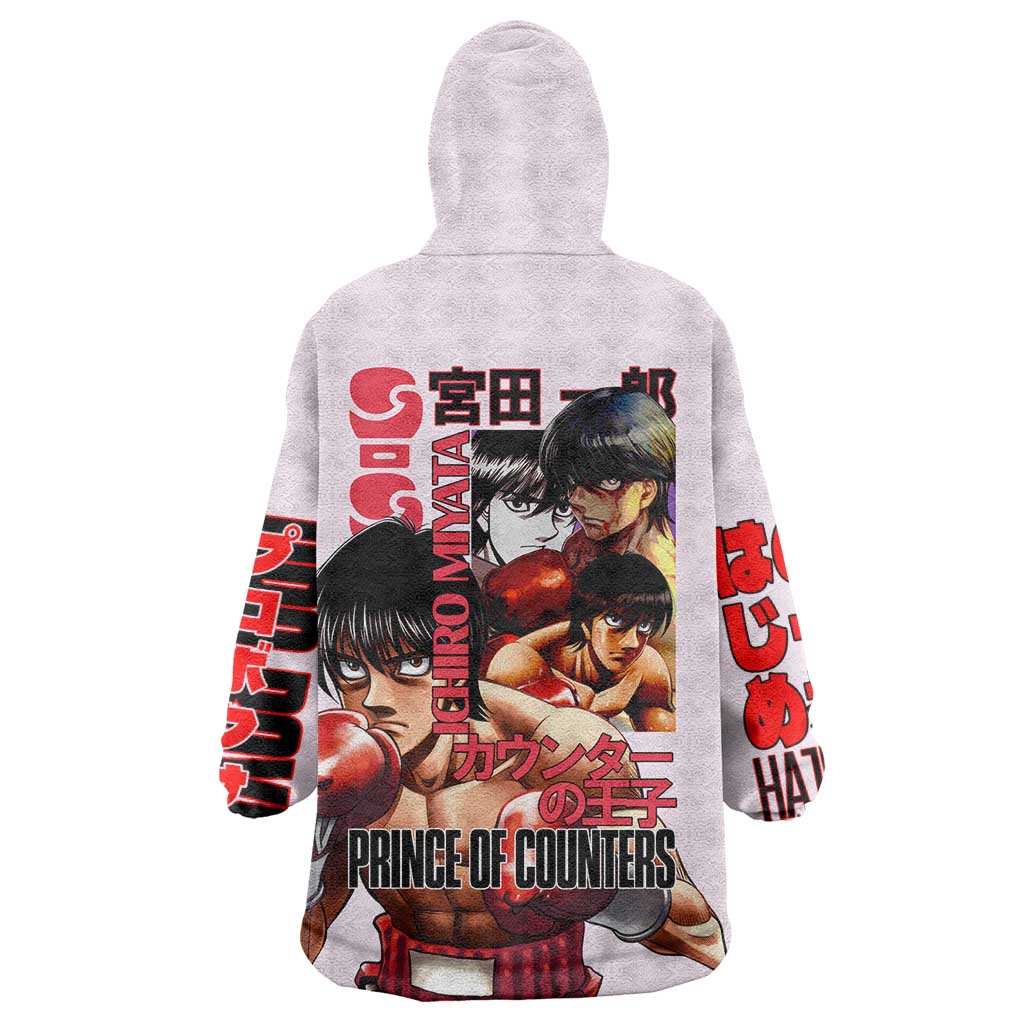 Ichiro Miyata Hajime no Ippo Wearable Blanket Hoodie Japan Anime Style - The Mazicc