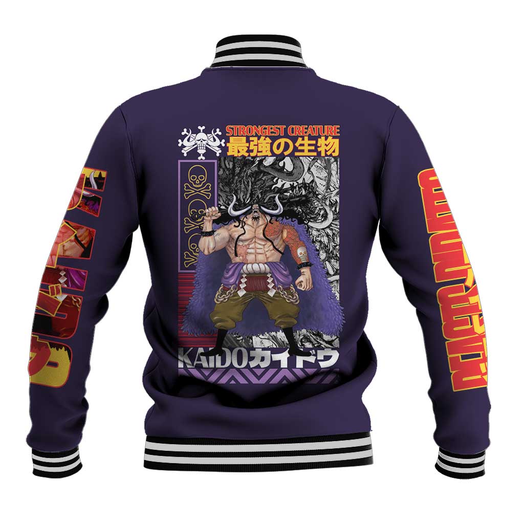 Kaido One Piece Baseball Jacket Japan Anime Style - The Mazicc