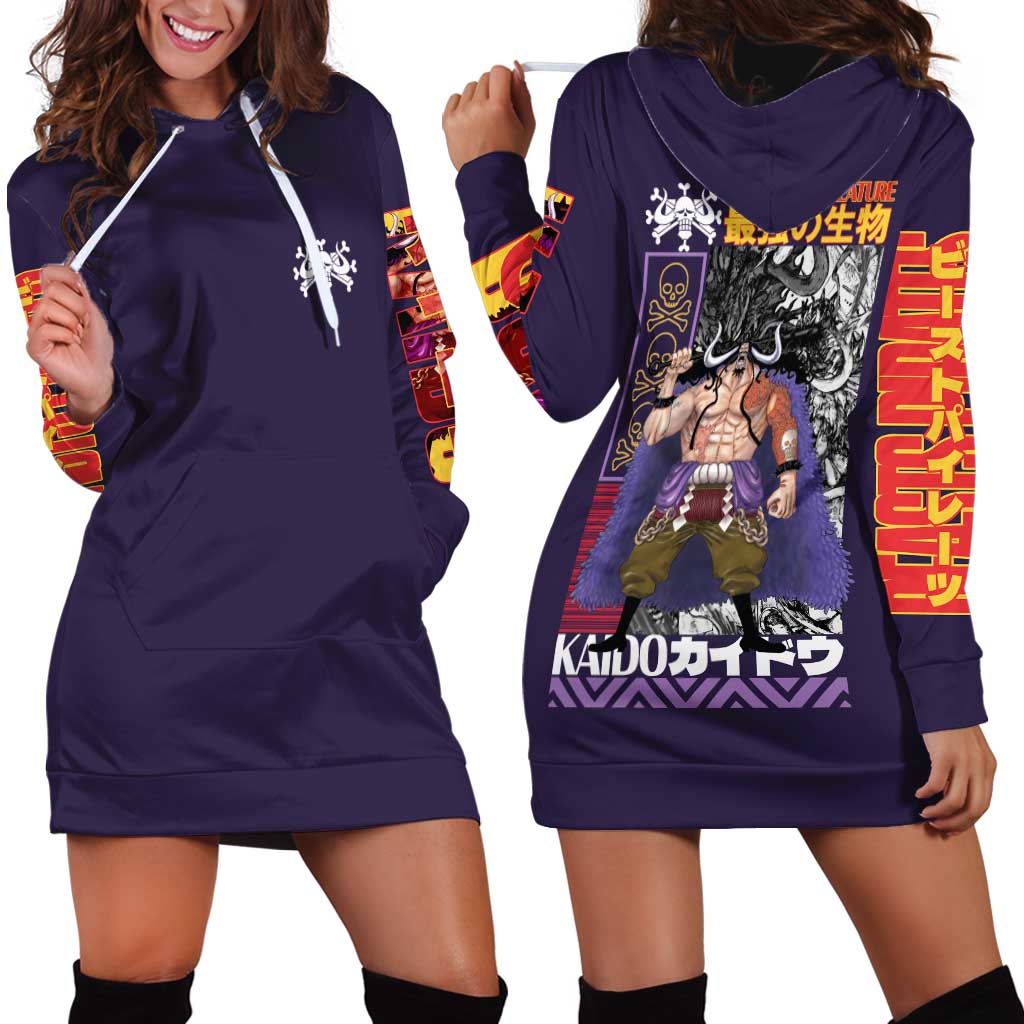 Kaido One Piece Hoodie Dress Japan Anime Style - The Mazicc