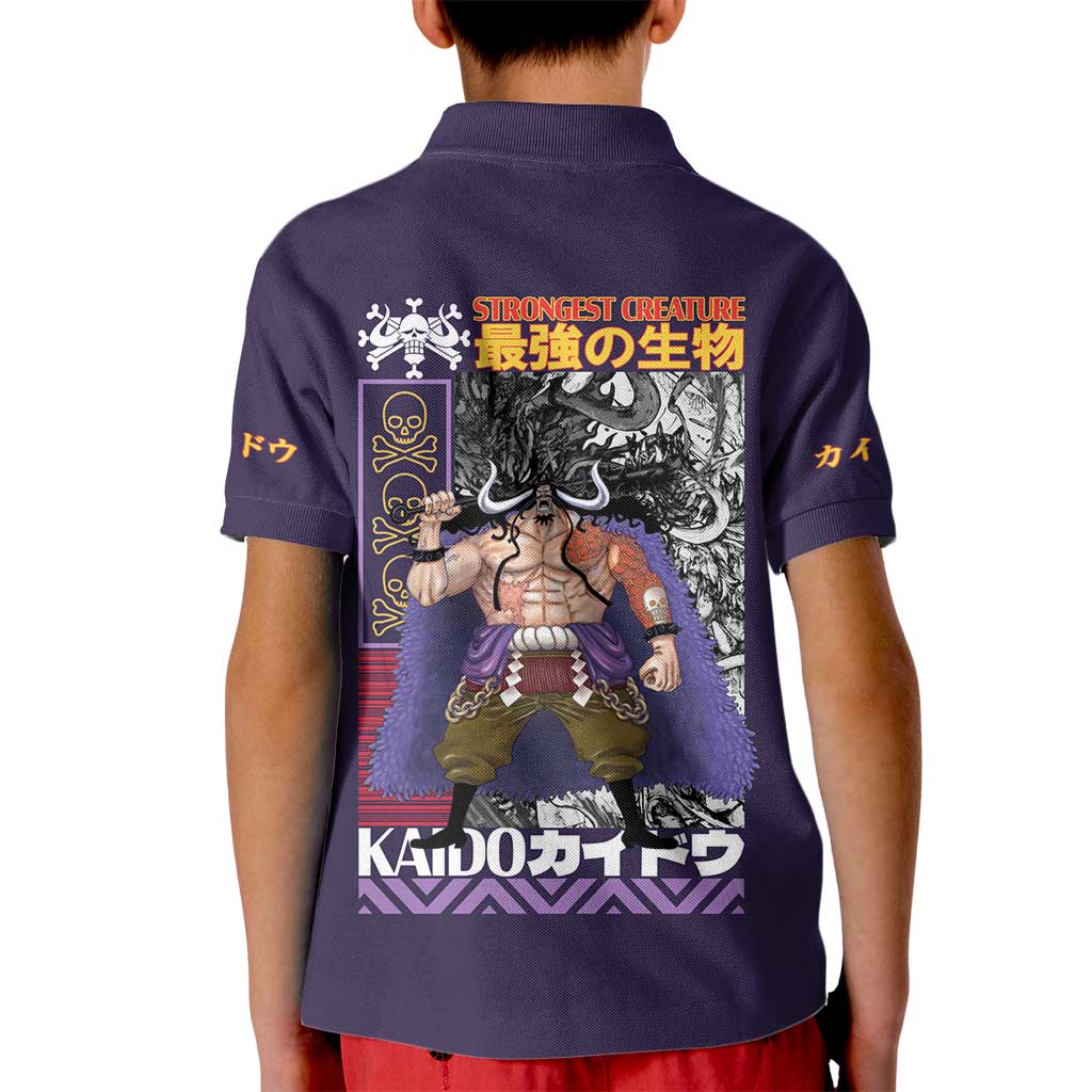 Kaido One Piece Kid Polo Shirt Japan Anime Style - The Mazicc