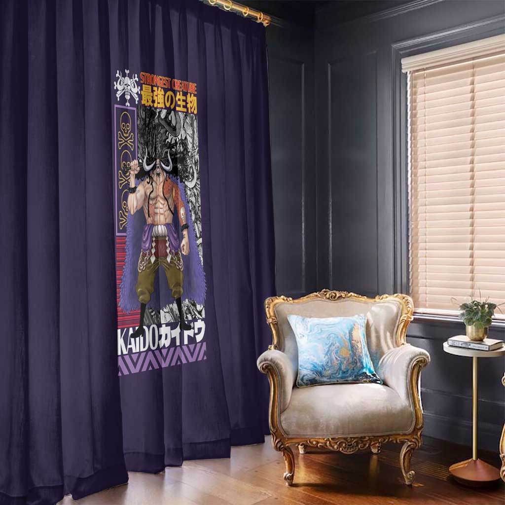 Kaido One Piece Window Curtain Japan Anime Style - The Mazicc